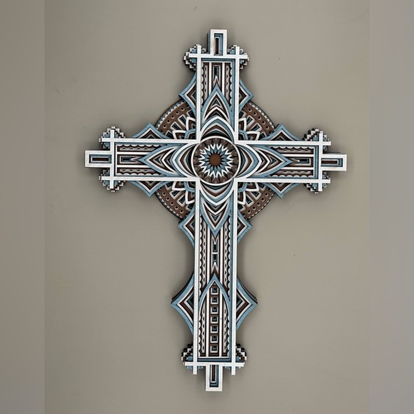 Riverbend Gifts Other - Handmade Laser Art Gothic Cross